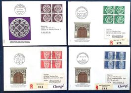 1974 -  FDC Architektur und Kunsthandwerk Orts Stempel 3x R