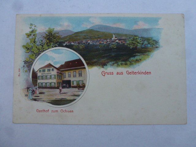 Cartoline postali: Ansichtskarte Gruss aus Gelterkinden – Usato da Walkringen venduto da Casablanca777
