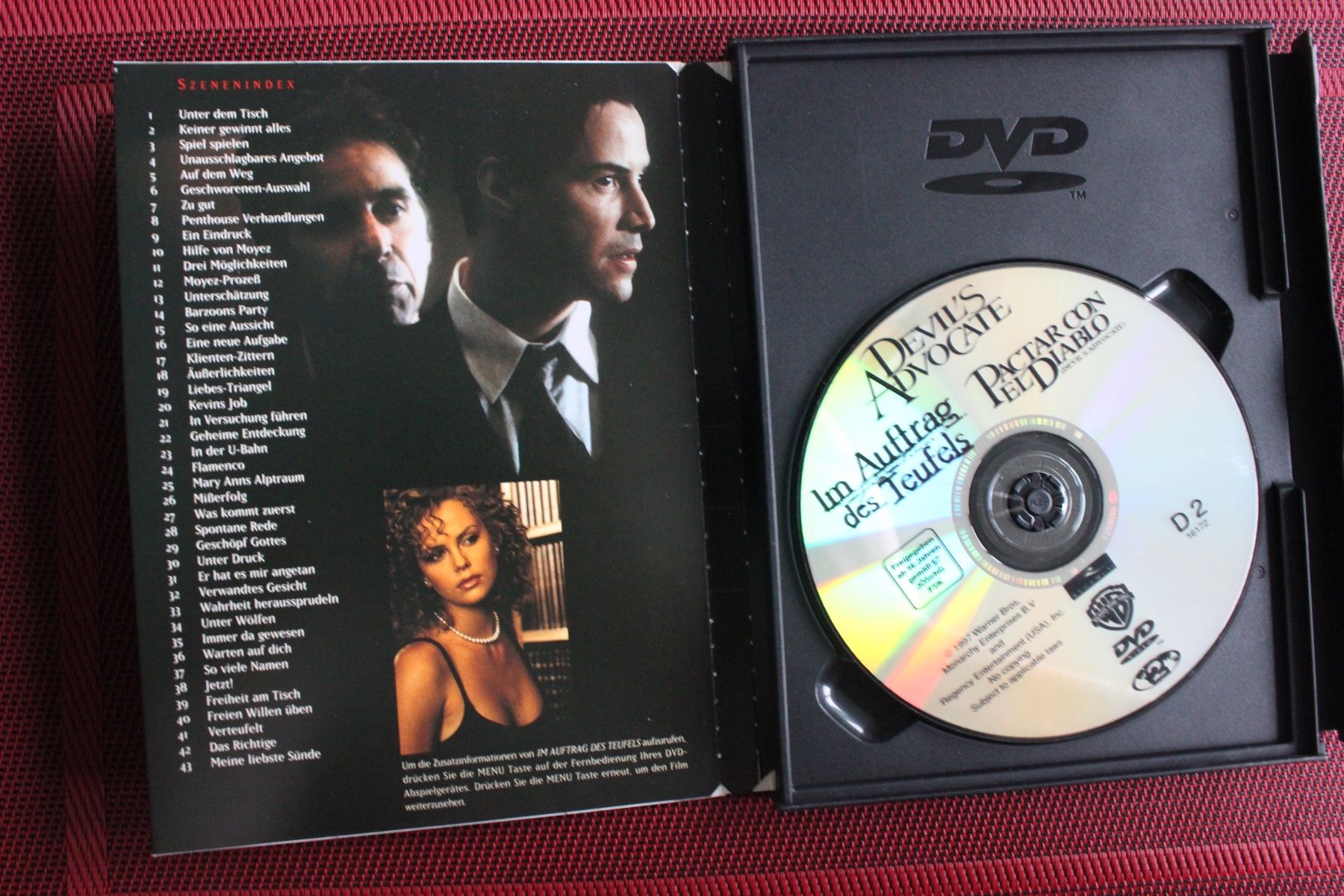 Tutti i DVDs: Im Auftrag des Teufels von Taylor Hackford | DVD | – Usato da Geroldswil venduto da Schlumpfine1973 1