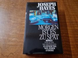 Morgen ist es zu Spät