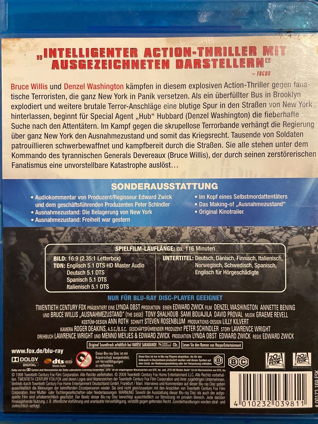 Tutti i DVDs: Ausnahmezustand (1998) – Nuovo (secondo la descrizione) da Waldenburg venduto da Gonzo8 1