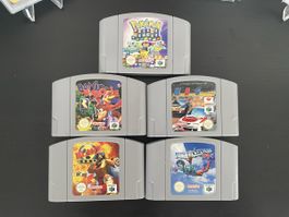 Nintendo 64 Spiele Lot á 5 Stk / guter Zustand!
