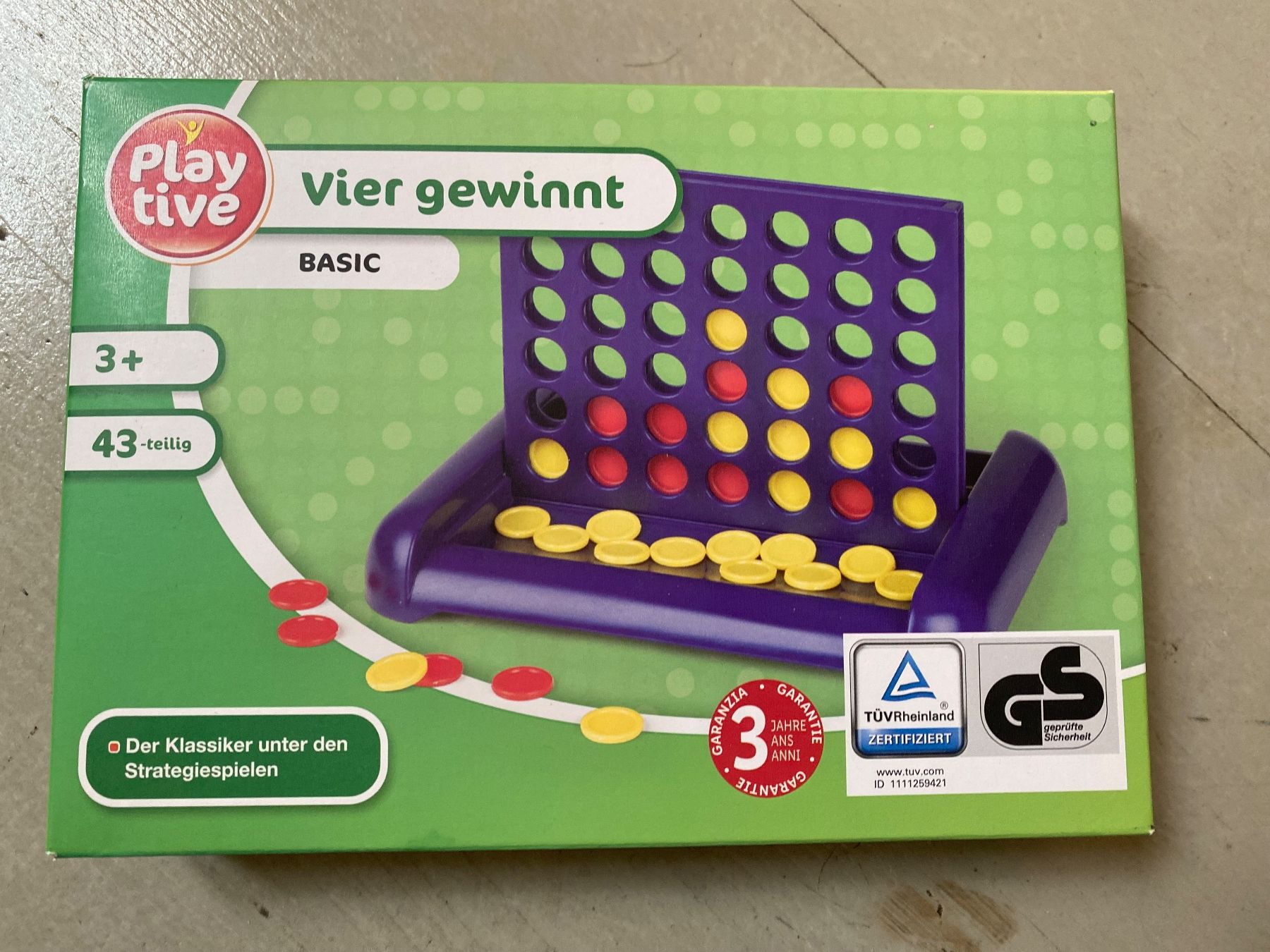 Giochi: Vier gewinnt. Neu, ungeöffnet – Nuovo e nell'imballaggio originale da Winterthur venduto da nor_qtg7