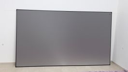 Leinwand Projektionsfläche Anthrazit Masse 260x147 cm neu