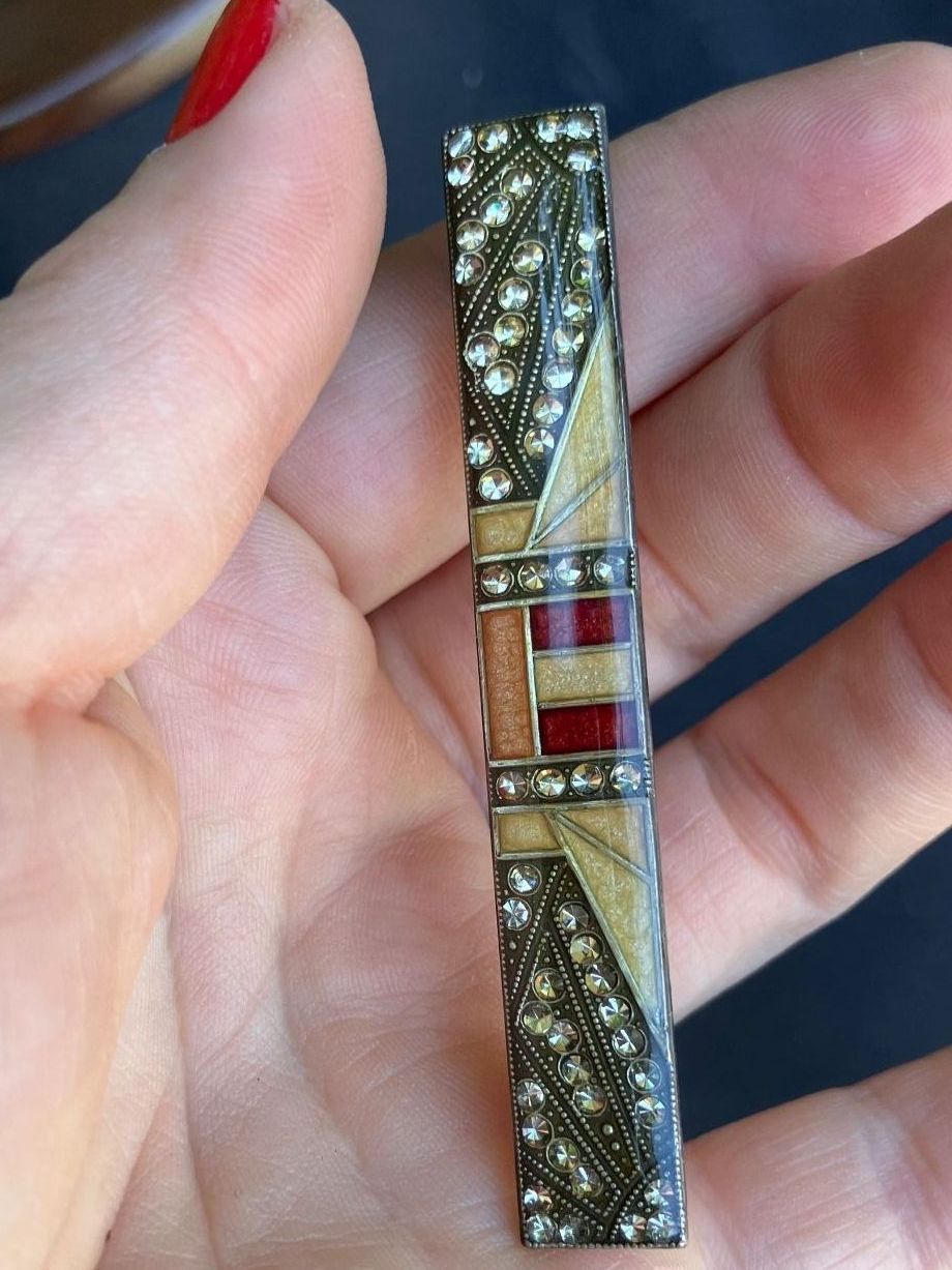 Spille & Fermagli: broche style année 1930 trüs élegante – Usato da St-Cierges venduto da LeRegain 1