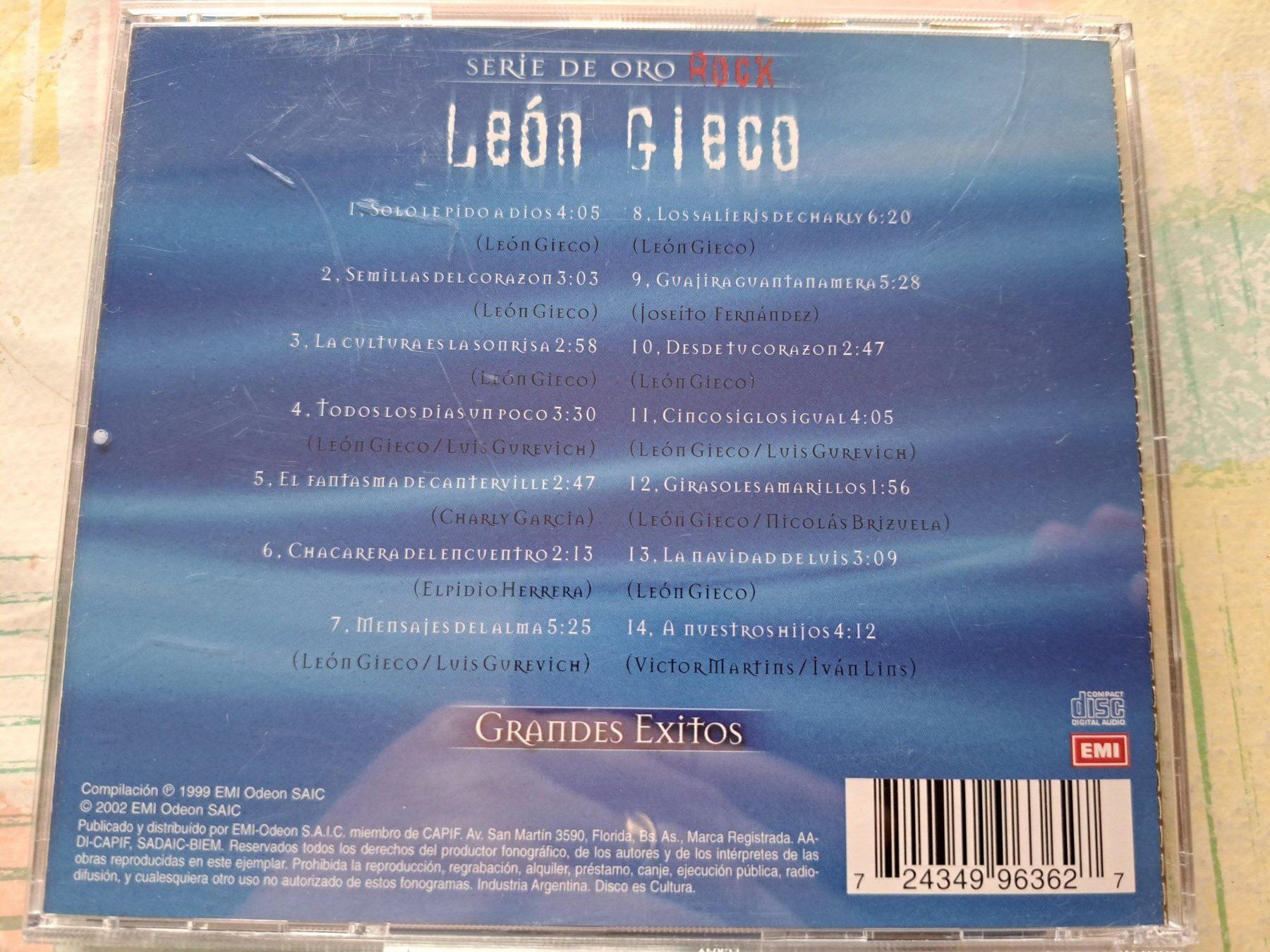 CDs: Cd Leon Gieco - Grandes Exitos  – Gebraucht aus Pully von bro_n52j 1