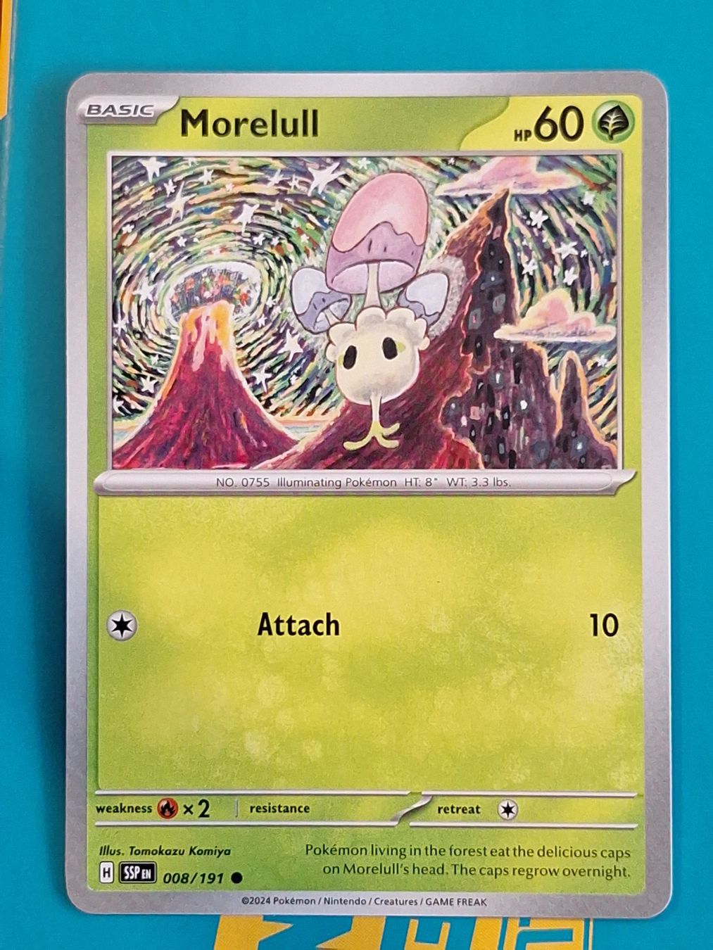 Pokémon Carte collezionabili: Morelull - Pokemon Surging Sparks – Usato da Altstätten SG venduto da GGsGameshop