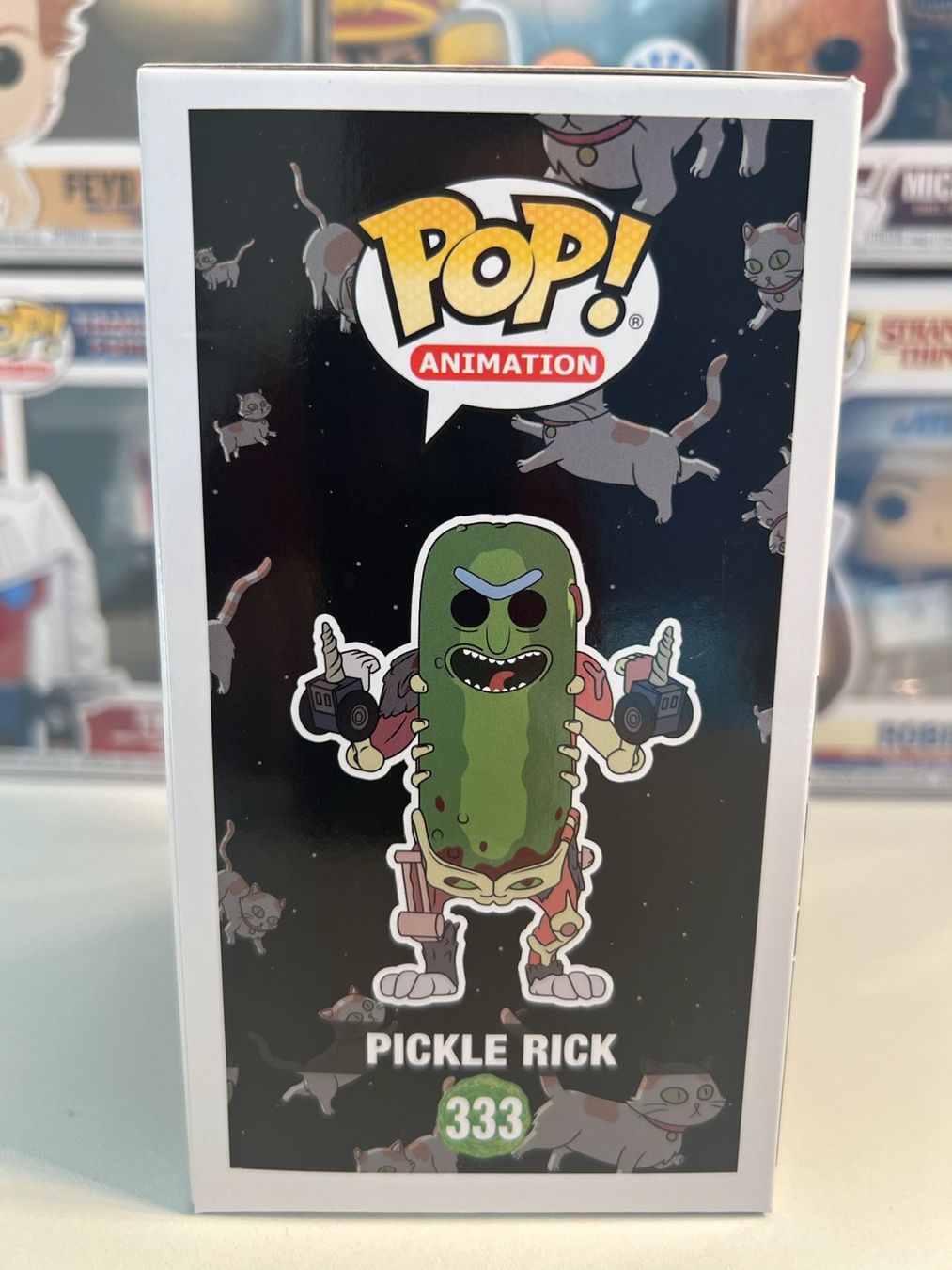 Funko Statuette: Funko POP! Animation Rick & Morty Pickle Rick – Nuovo e nell'imballaggio originale da Le Mouret venduto da perfectbijou 1