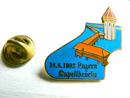 ❗ 18.08.1993 Luzern Kappellbrücke   +Versand Pin M7L.34