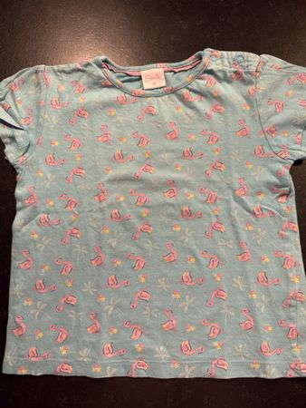 T-Shirt Gr. 98 mit Flamingos-Motiv