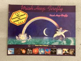 Promoplakat Uriah Heep (Ecke defekt)