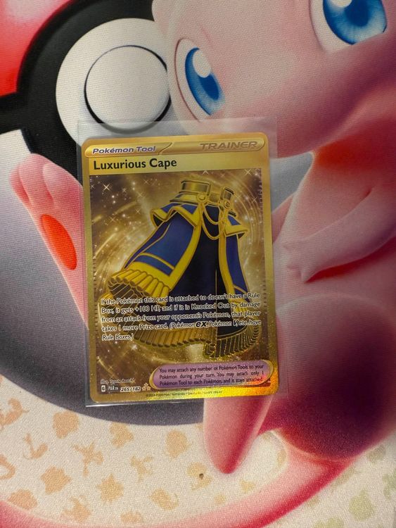 Carta Pokmon Luxurious Cape 265/182 - Paradox Rift - Hyper Rare - Lmina  Dorada - Individual