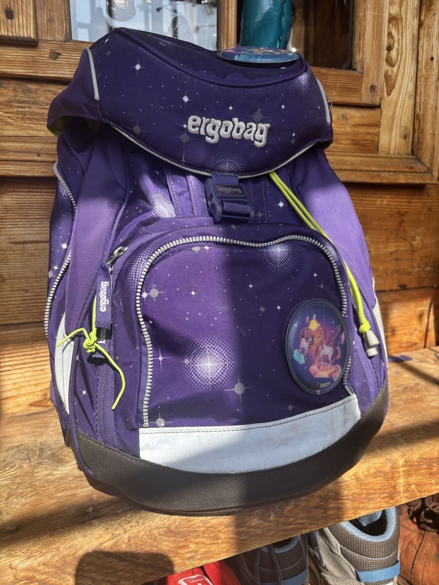 Ergobag Zaini: Ergonomischer Schulranzen, ergobag lila, Set – Usato da Meiringen venduto da enilorac2000