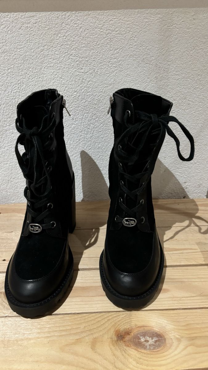 Coach Damenschuhe: Coach Stiefeletten / EU 39 / Echtleder schwarz – Neu (gemäss Beschreibung) aus Ossingen von jst_z962 1