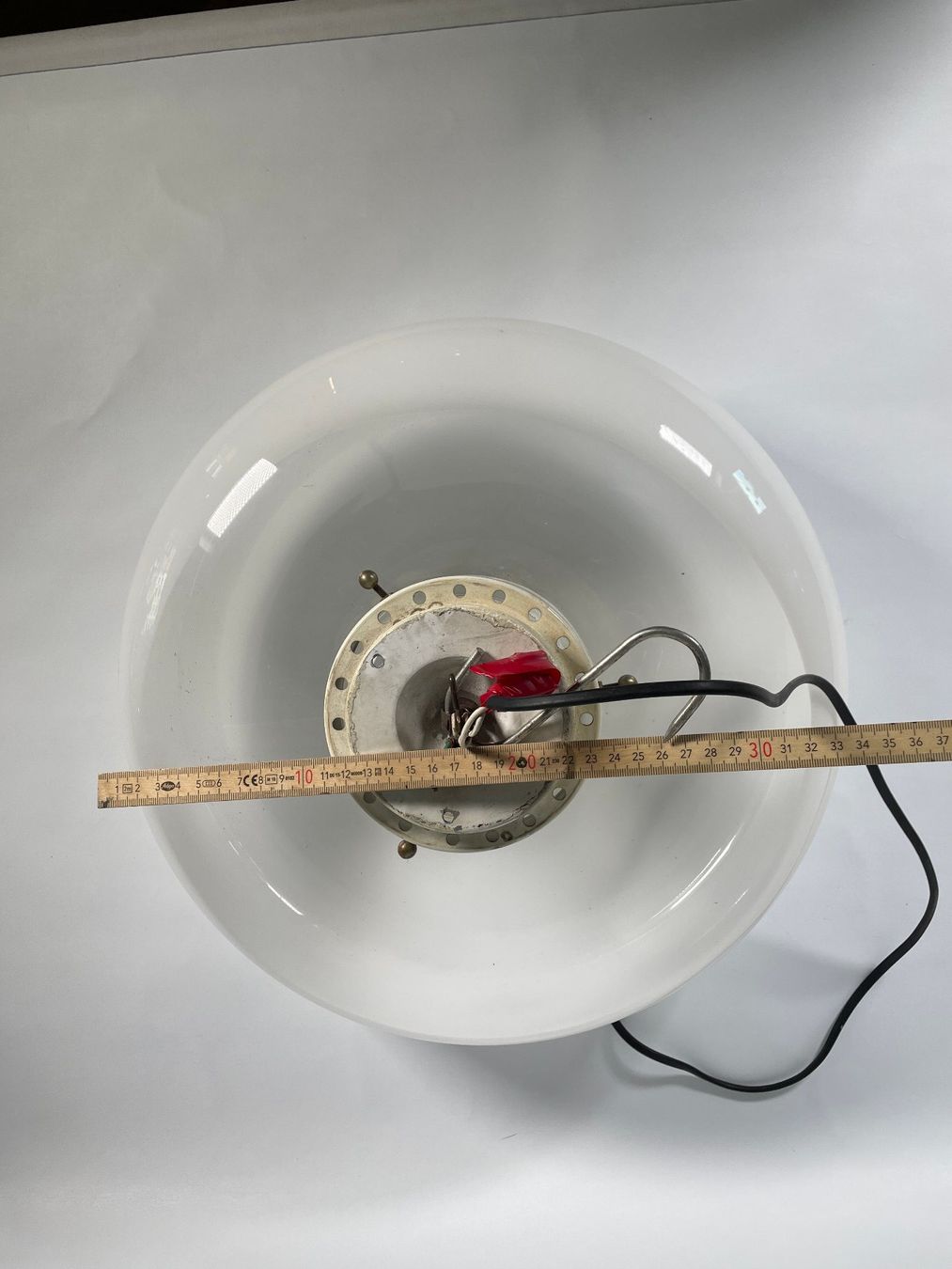 Lampadari & plafoniere: Vintage Deckenlampe aus Opalglas – Usato da Zürich venduto da Hedwig-steig 6