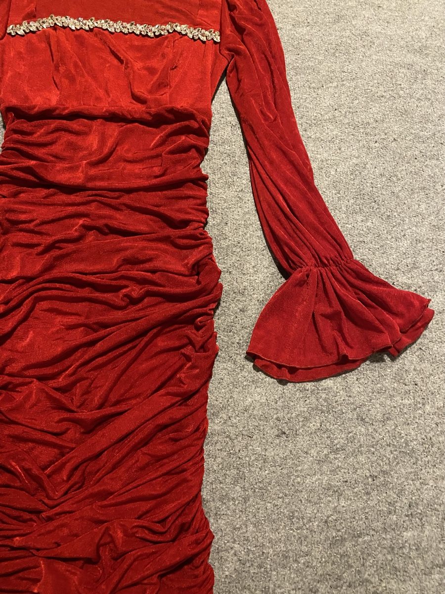 Kleider: Abendkleid mit Strass und Rüschungen – Neu (gemäss Beschreibung) aus Gams von ajd_b2hl 2