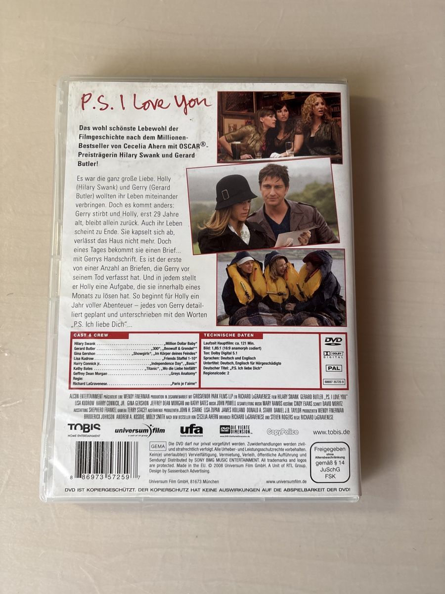 Tutti i DVDs: P.S. I Love You – Usato da Ruswil venduto da Slivio_ 1