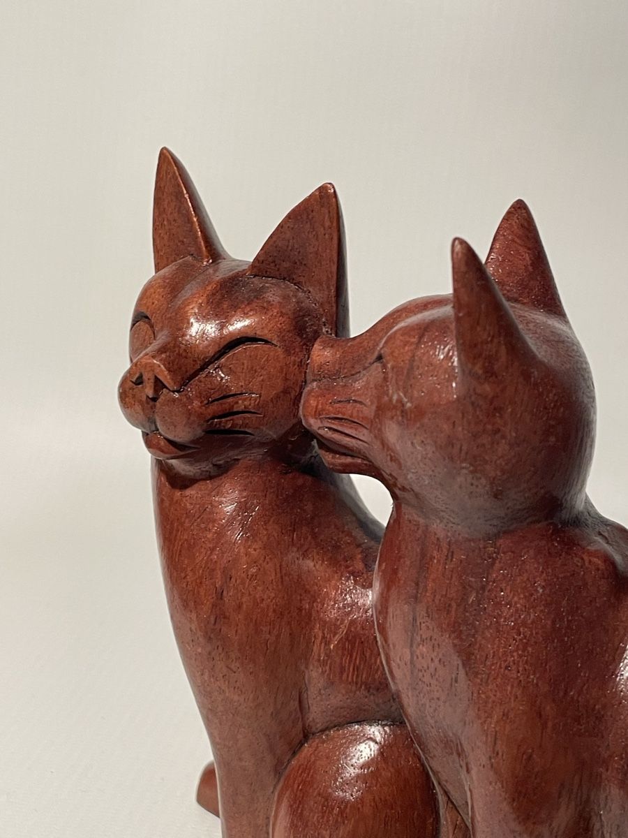 Figuren: Statues- pack 2 chats sculptés à la main  – Neu (gemäss Beschreibung) aus Renens VD von sas_6vhd 4