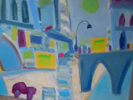 Neo Expressionismus Neal Turner "Pont du Carrousel" Paris