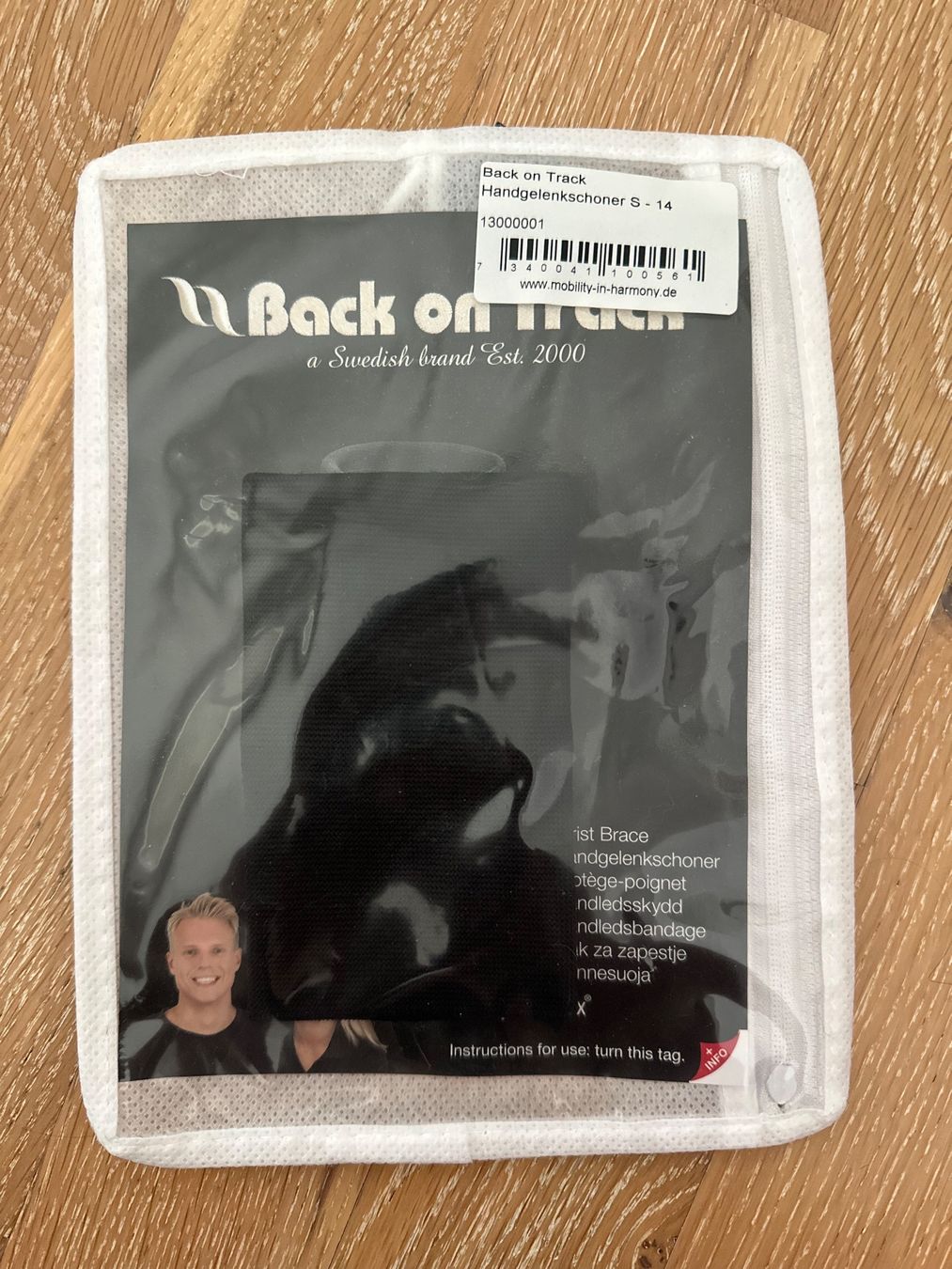 Protezioni & Imbottiture: Original Back on Track Handgelenkschoner Gr. S – Nuovo e nell'imballaggio originale da Aarwangen venduto da sajo33