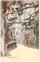 AARE Schlucht MEIRINGEN (mit 2 Personen) ca. 1910 (BE)