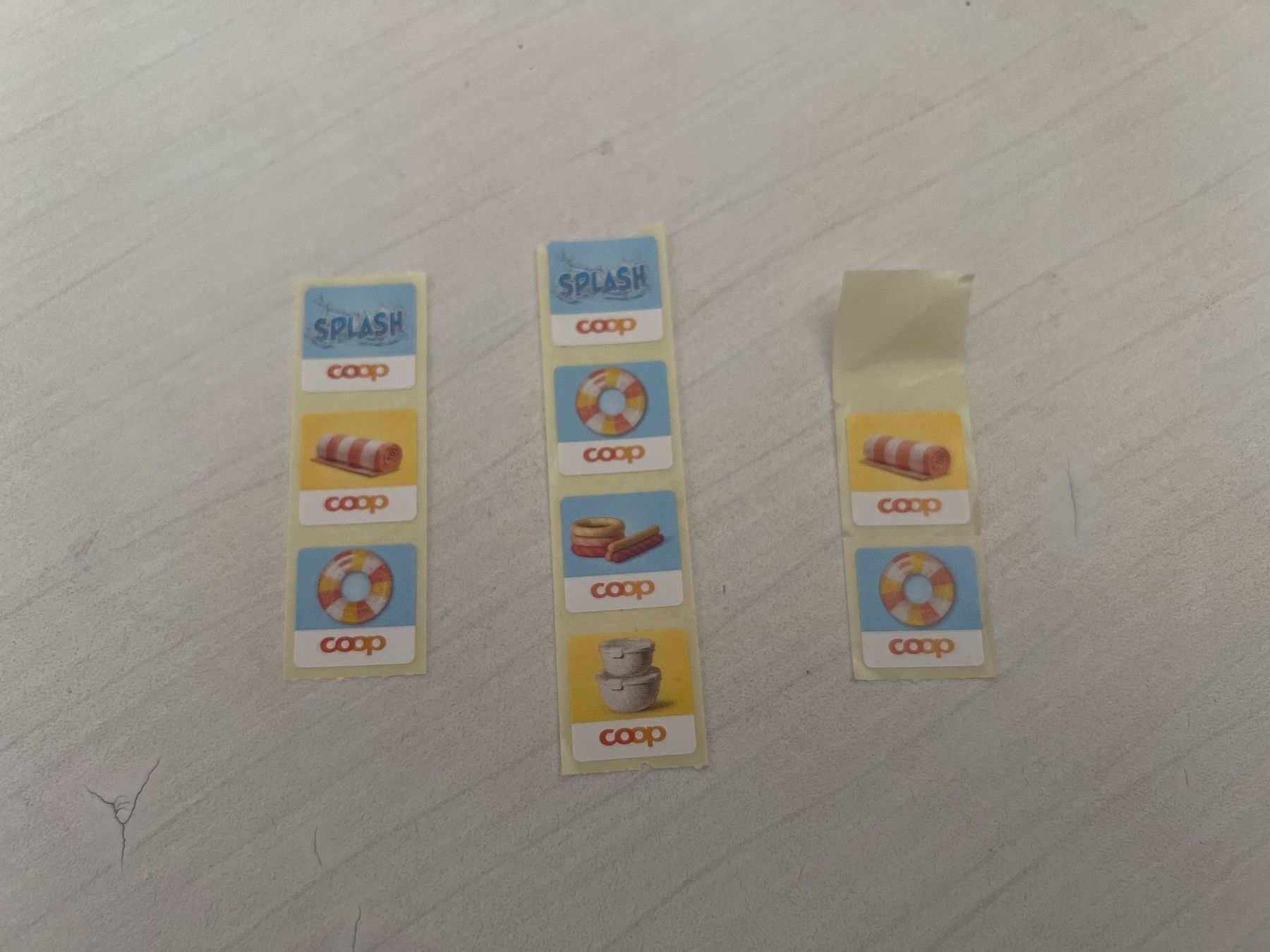 Coop Raccolte di bollini & punti: Coop SPLASH - 9 Sammelpunkte – Nuovo e nell'imballaggio originale da Basel venduto da friceberg2