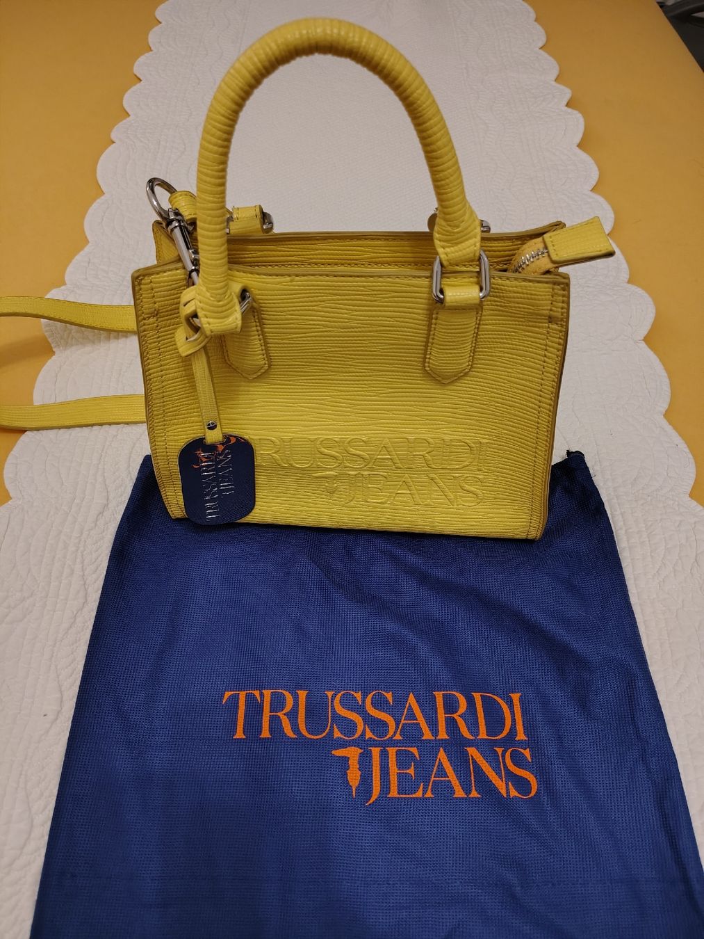 Trussardi Taschen für Damen: borsa Trussardi Jeans gialla – Gebraucht aus tenero von Mam74