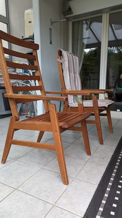 Gartenstühle Hochlehner Holz Kaufen auf Ricardo