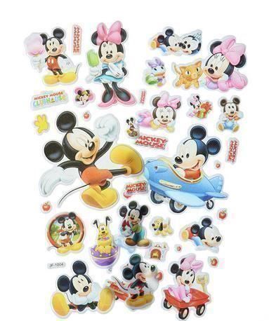 Sticker: 10 autocollants 3D Mickey Minnie – Nuovo e nell'imballaggio originale da Gurmels venduto da Swisspod 2