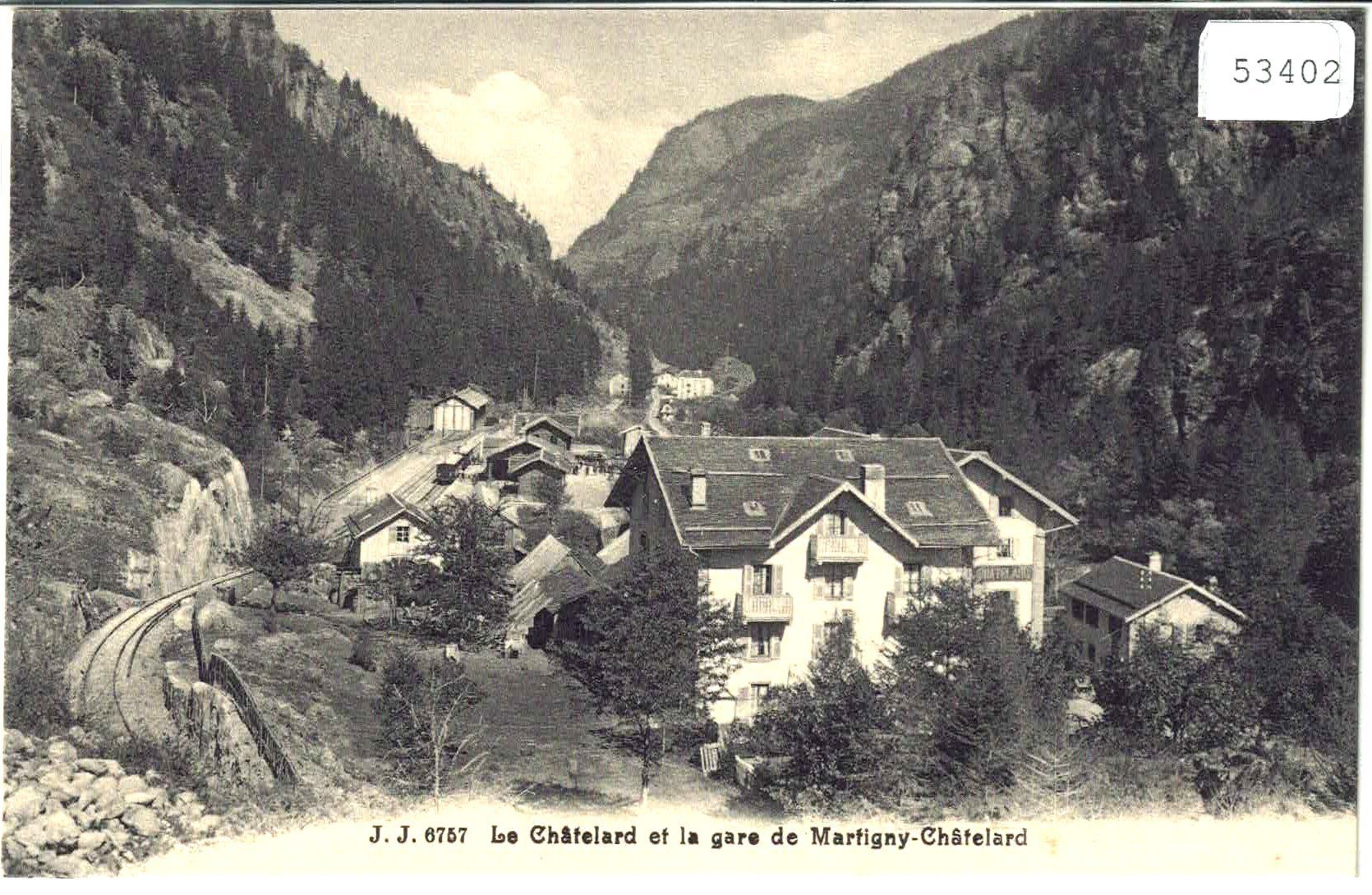 Cartes postales: La Chatelard et la gare de Martigny-Chatelard – D'occasion à Ettingen par Kartenplanet