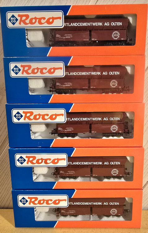 ROCO - 47409 - SBB - 5 Stück - PORTLANDCEMENTWERK AG Olten (Neu und ...