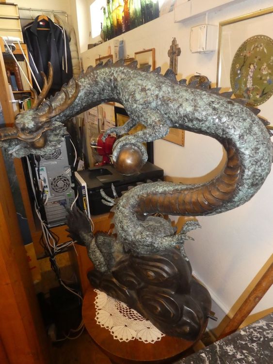 Drachenbrunnen aus Bronze Kaufen auf Ricardo
