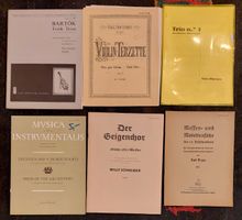 12 Notenhefte mit Kammermusik in 3 stimmiger Besetzung