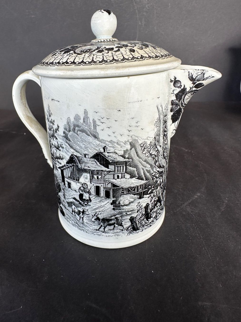 Caraffe: Schramberg Krug Mit Deckel – Usato da Saas im Prättigau venduto da norman02 1