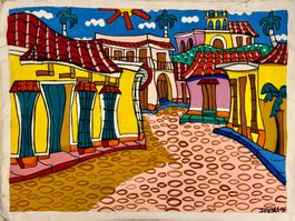 JEVARA 2006 - peinture naïve cubaine ue ensoleillée