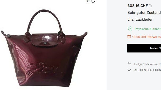 Longchamp Borse da donna: Longchamp Le Pliage Tasche / sac – Usato da Collonges venduto da Auganien 9