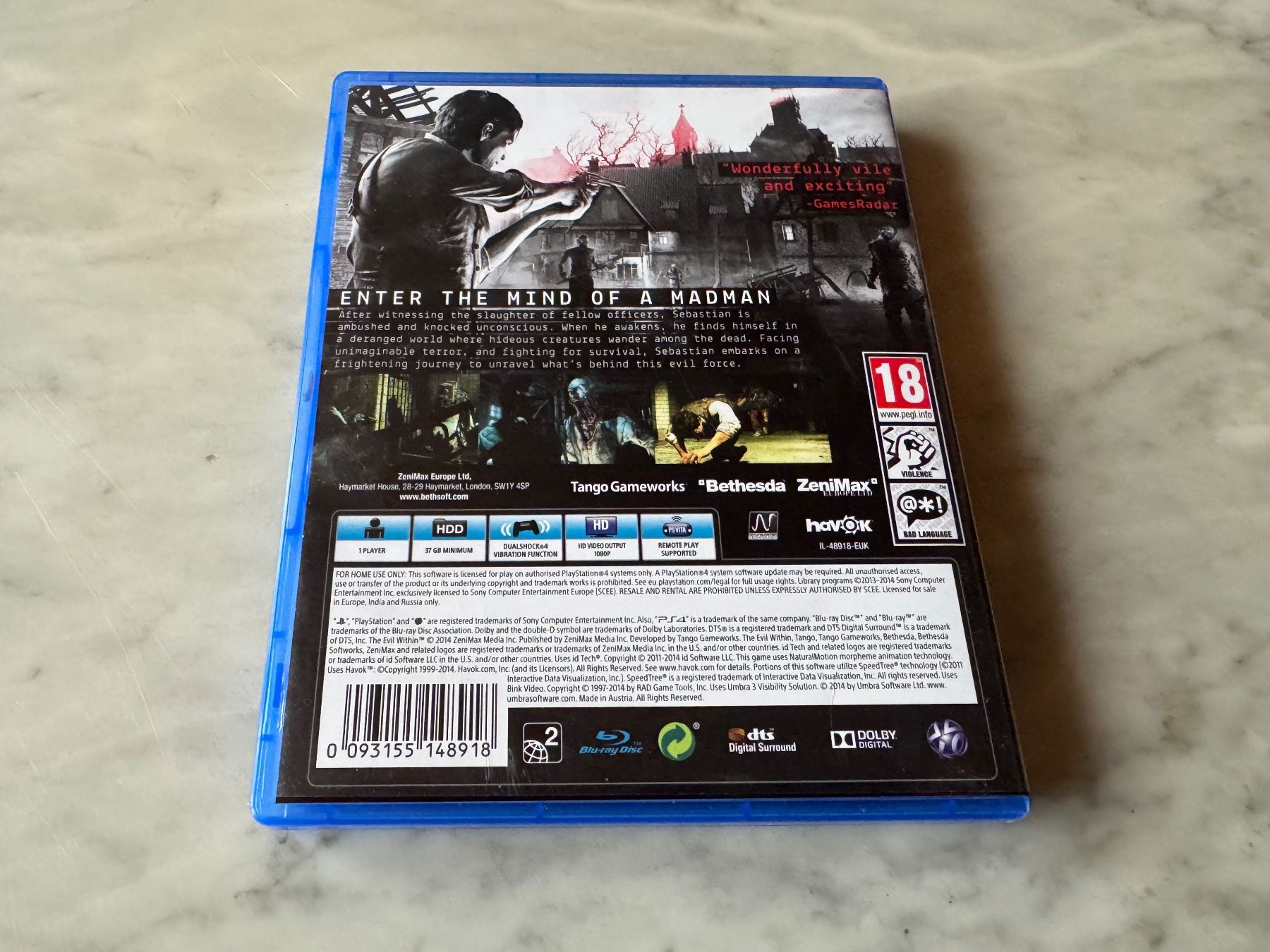 Sony Giochi: THE EVIL WITHIN SPIEL FÜR PS4 – Usato da hägendorf venduto da twilightprincess 2