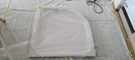 Duschwanne Acryl Neu, Runddusche ( Viertelkreis)