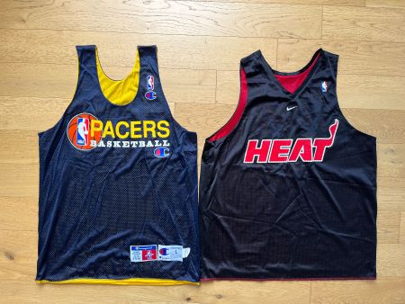 NIKE/CHAMPION NBA Reversible Training Jerseys Pacers + Heat