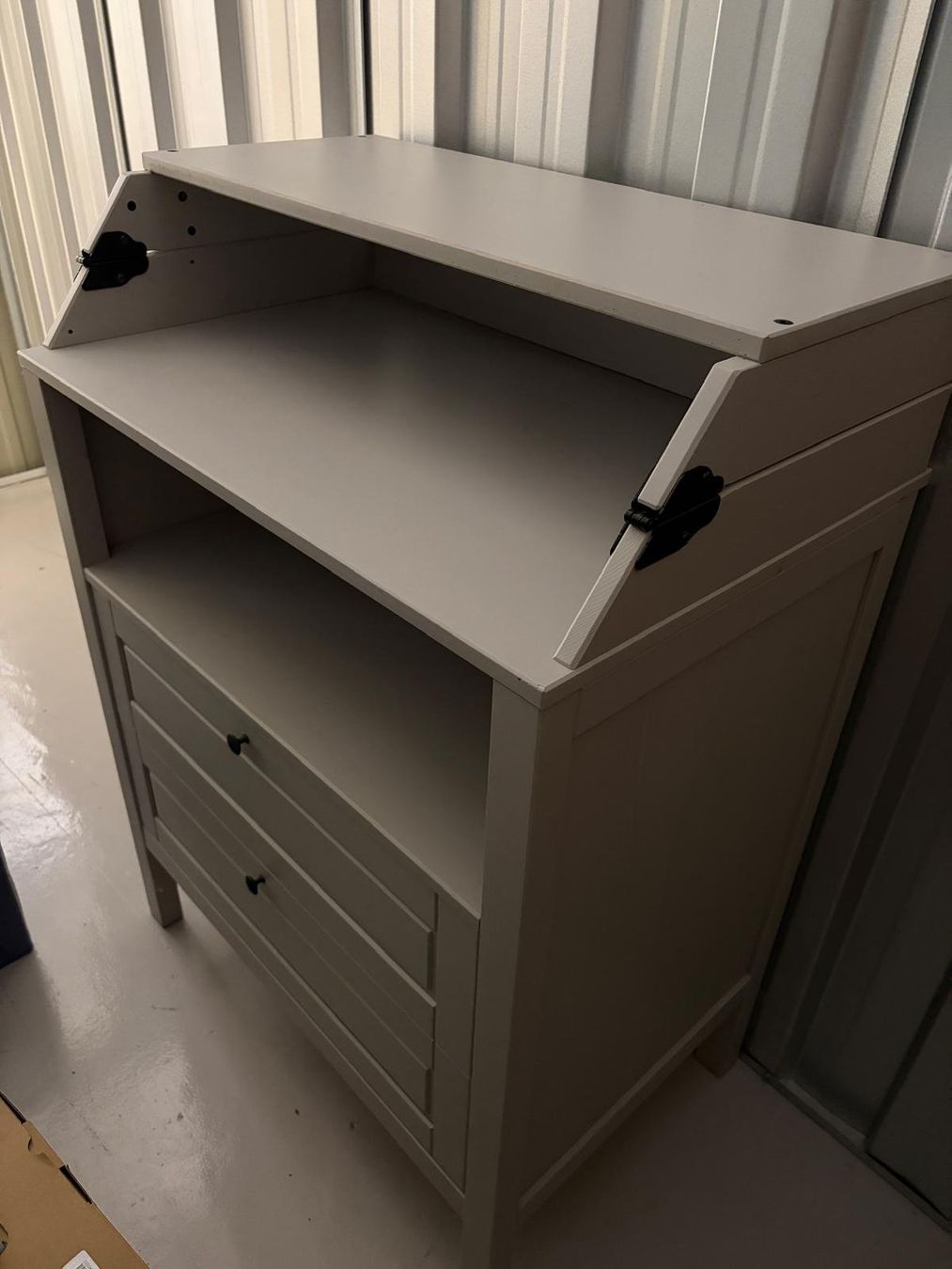 Ikea Wickeltisch & Zubehör: IKEA SUNDVIK Wickelkommode grau – Gebraucht aus Widen von jachen01 5