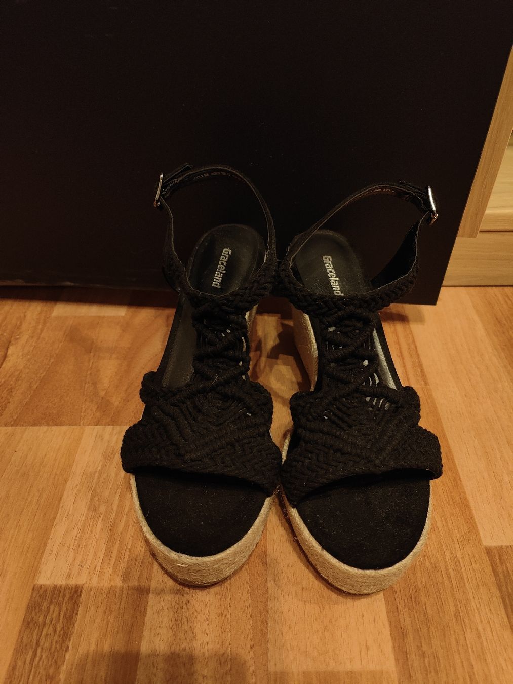 Graceland Damenschuhe: Pumps mit Keilabsatz, schwarz, Absatzschuh, Damen – Neu (gemäss Beschreibung) aus Dicken von anita-123 1