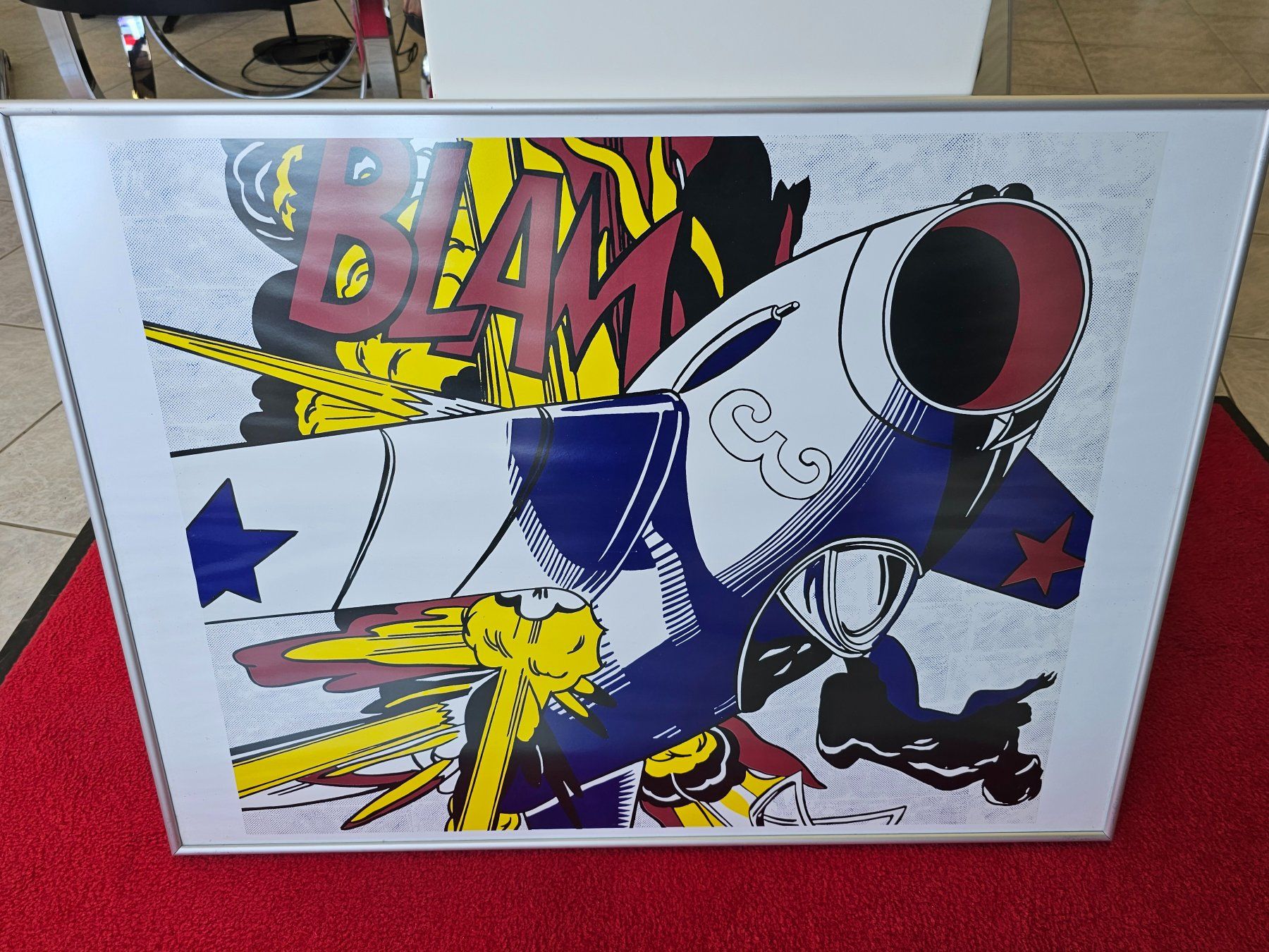 Grafiken & Lithographien: Roy Lichtenstein Blam 1962, Pop Art Serigraphie – Gebraucht aus Nottwil von Wondewa-Shop