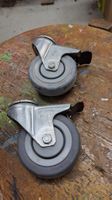 2 Schwenkrollen mit Bremse 100mm