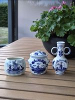 3er Set Delft Blauw Miniaturen – Rarität: Marne's Senftopf