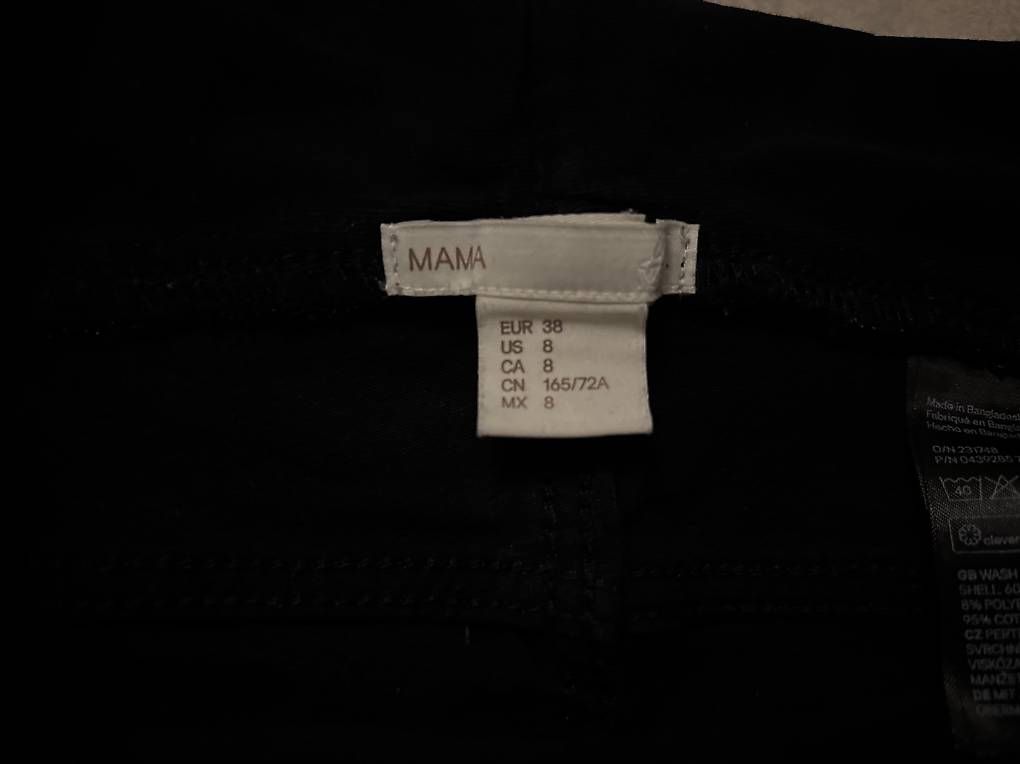 H&M Jeans: Schwarze Schwangerschaftsjeans – Usato da Arlesheim venduto da shopalittle 1