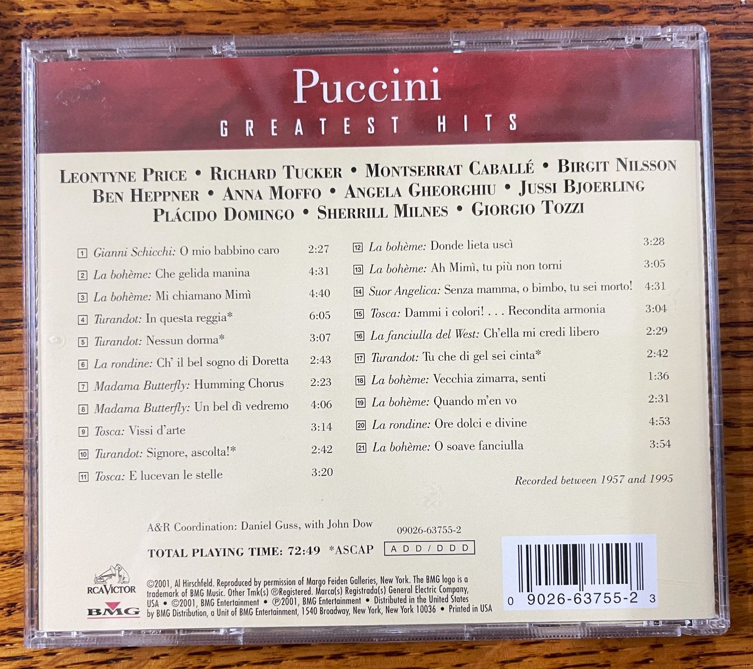 CD: Puccini - GREATEST HITS CD – Usato da Oftringen venduto da Vucki 1