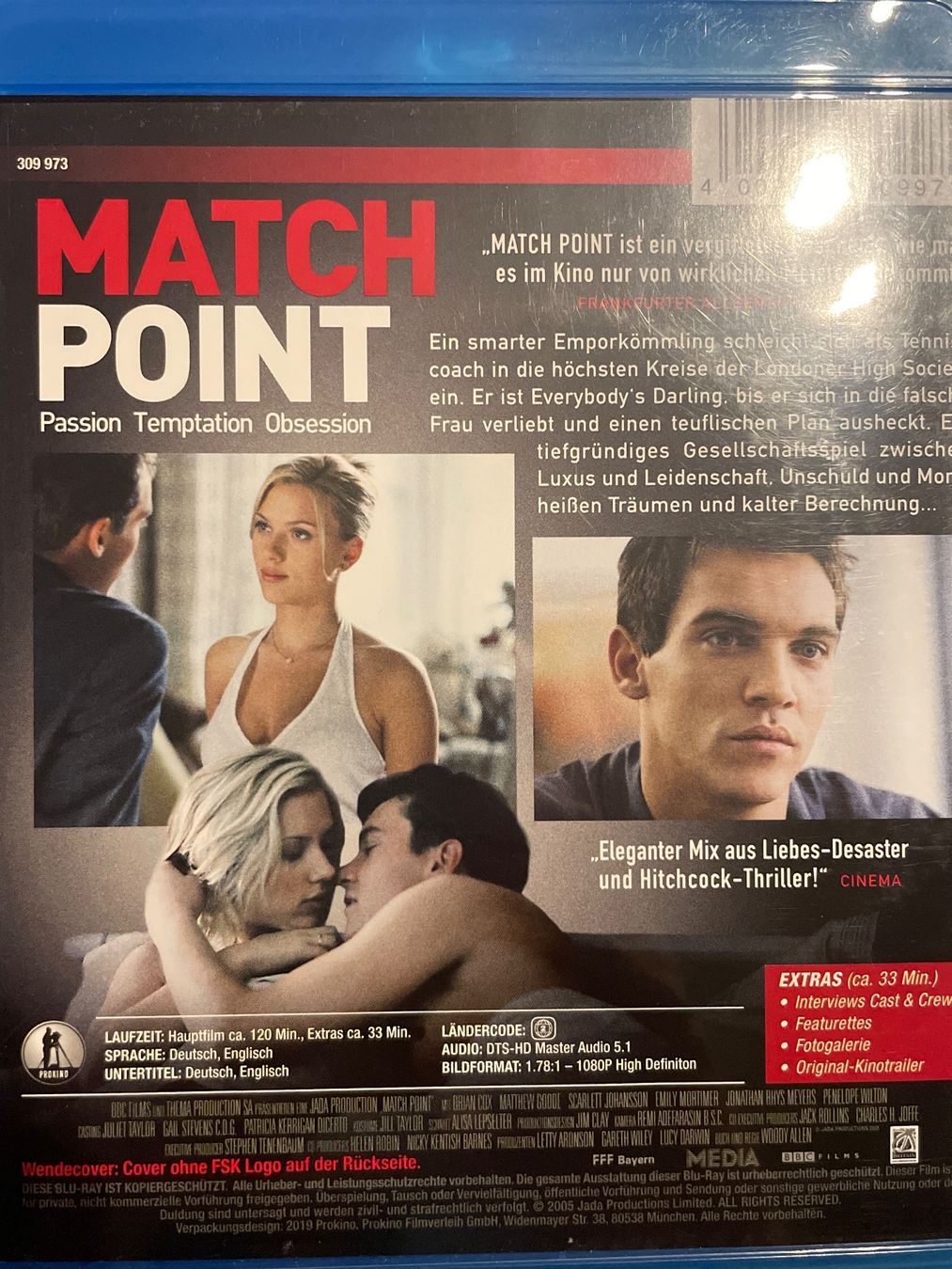 Tutti i DVDs: Match Point (2005)   Selten!! – Nuovo (secondo la descrizione) da Waldenburg venduto da Gonzo8 1