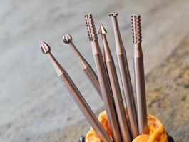 6x Loch Fräse Bit Gravur Messer Holz bohrer schnitzen drehma