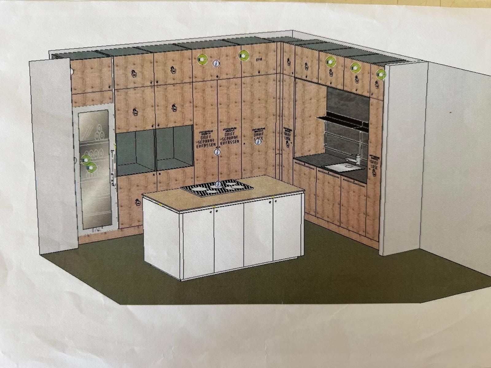 V-Zug Cucine complete: Cuisine Pfister neuve avec îlot central model d'exposition – Nuovo (secondo la descrizione) da Gimel venduto da lui_7szm 9