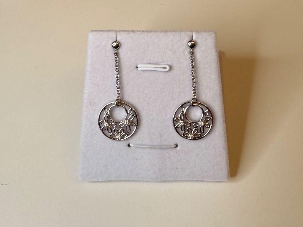 Ciondoli: Blumen Set Silber 925 Zirkonia – Nuovo e nell'imballaggio originale da Zug venduto da gold.schmuck 1